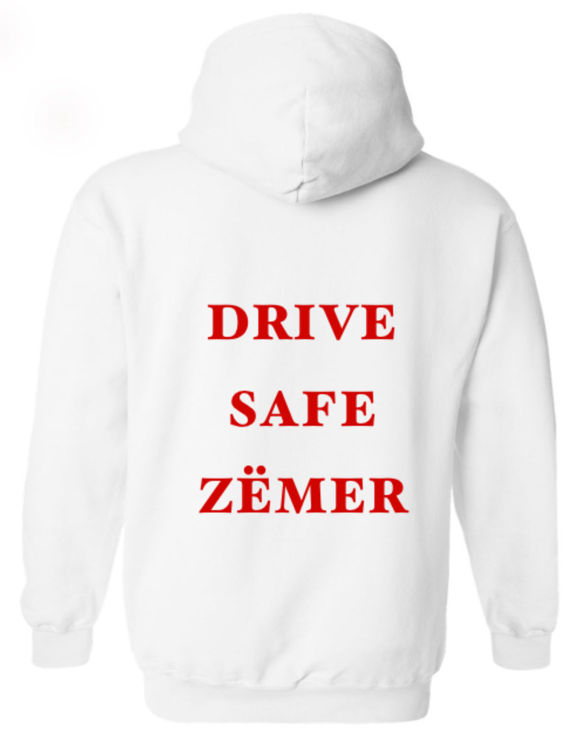 Drive safe zëmer hoodie