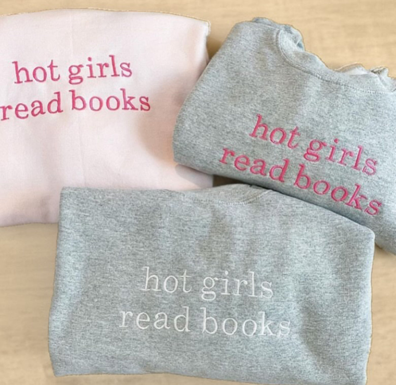 Hot girls read books crew