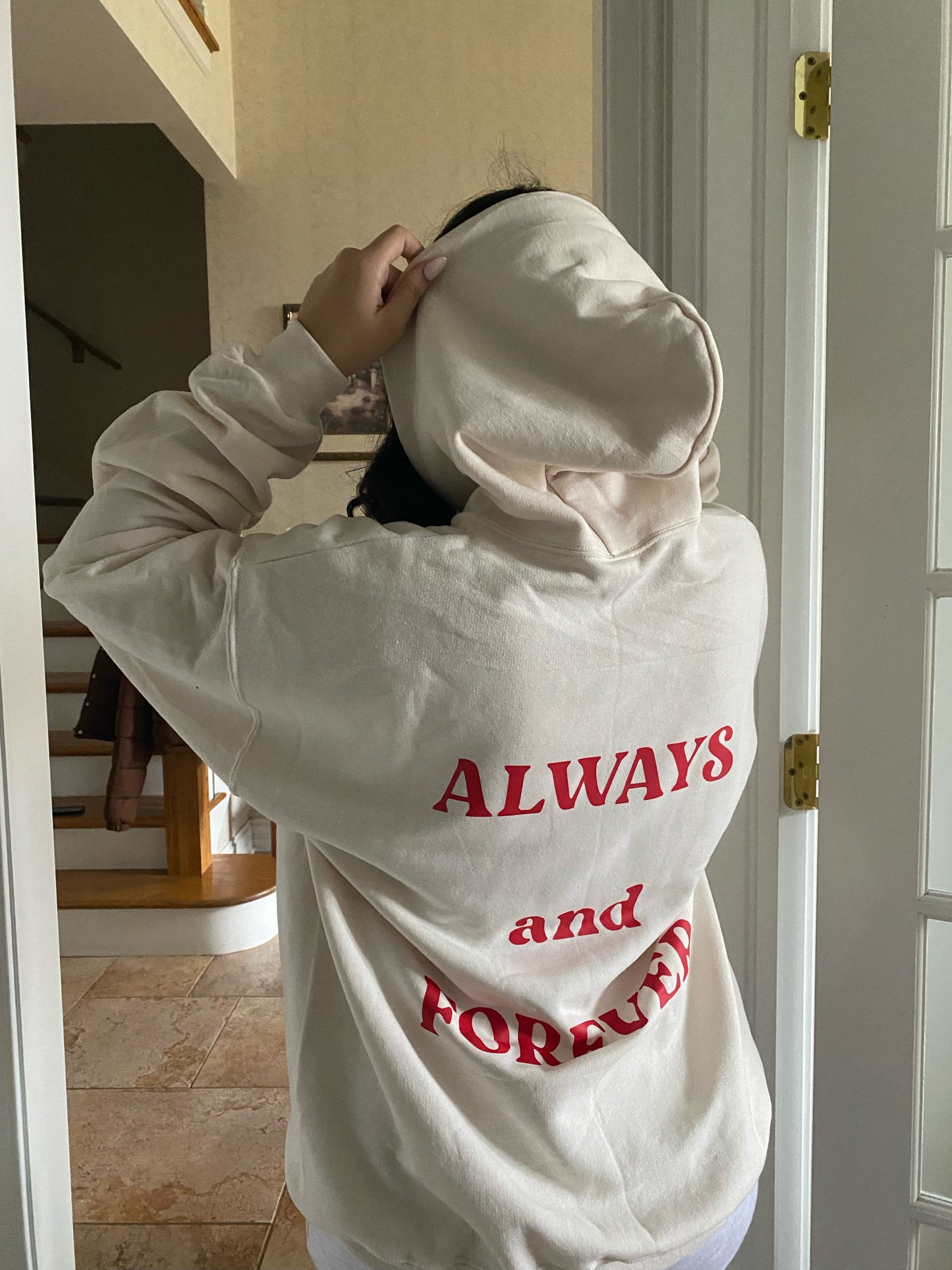 TË DUA hoodie designed by Yasmine