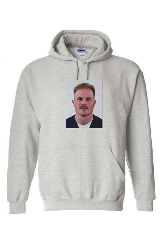 Zach Bryan mugshot hoodie