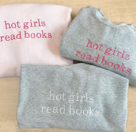 Hot girls read books crew