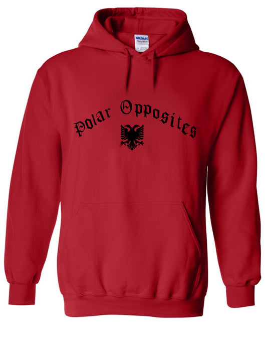 Red Polar opposites Hoodie