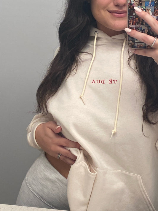 TË DUA hoodie designed by Yasmine
