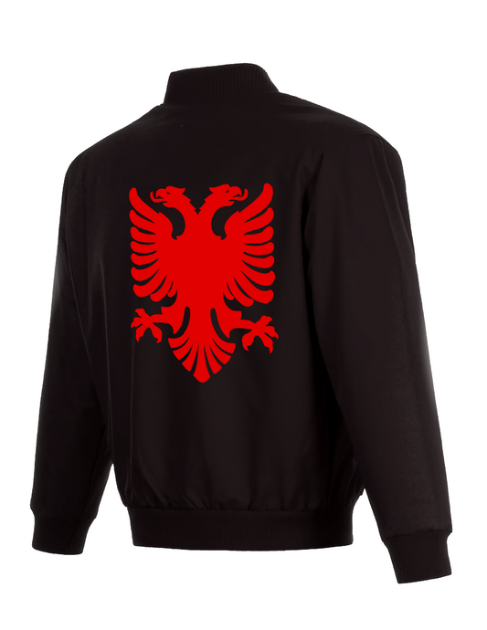 Albanian eagle varsity jacket