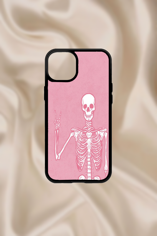Pink skeleton case
